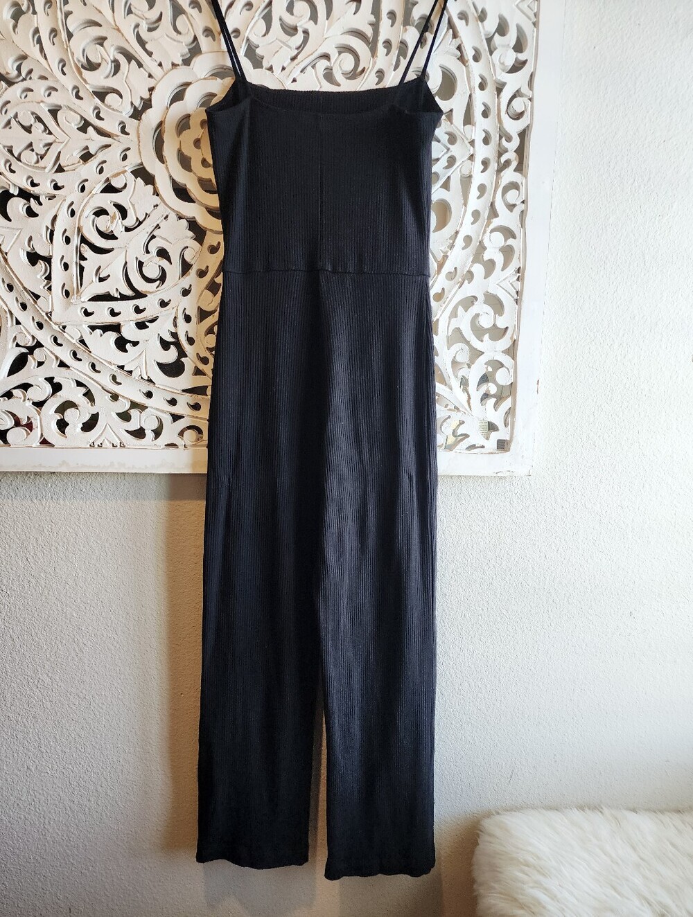 REFORMATION JEANS PULL OVER JUMPSUIT BLACK COLOR WOMEMS SIZE SMALL - Picture 14 of 15